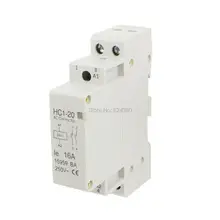 Hc1-20 16a 24 В катушки вольт 16a двухполюсный Электрический Мощность ac блок контактора
