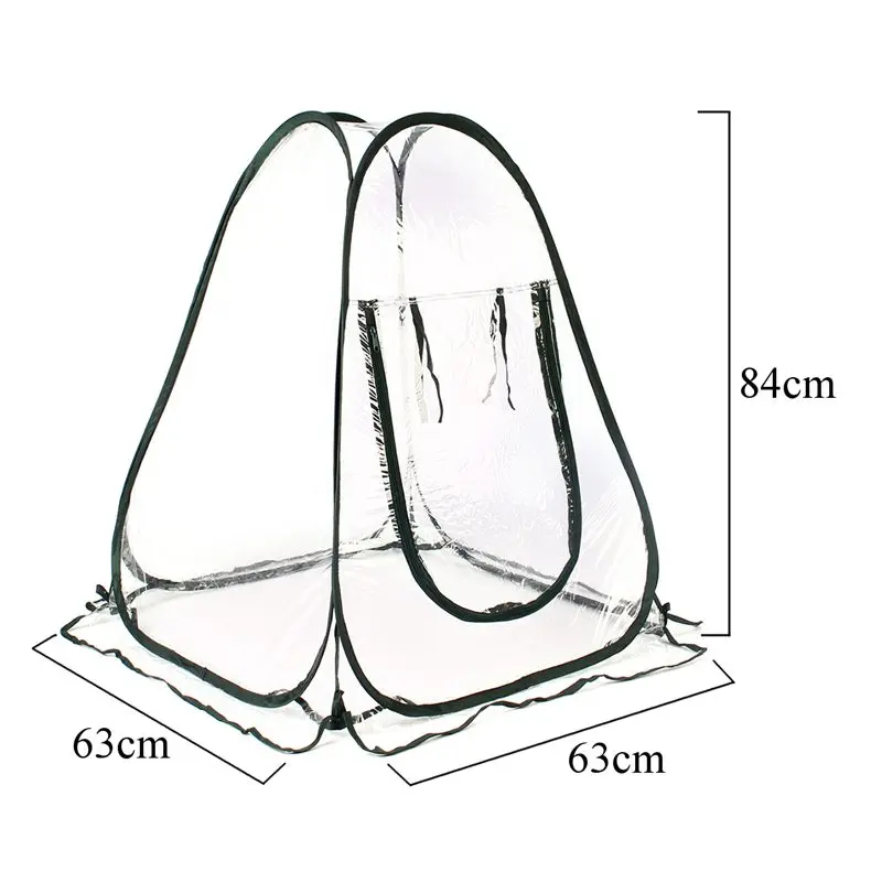 Портативный складной мини прозрачный садовый завод Цветочный чехол палатка мини теплицы ПВХ теплая комната сад теплица