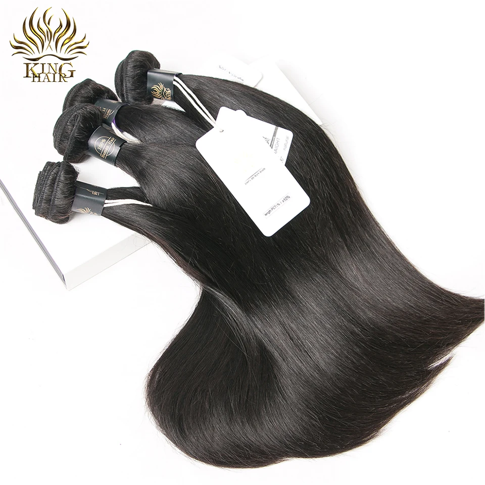 King Hair Brazilian Straight Hair Weave Bundles 100% Human Hair Bundles 1pc Natural Remy Hair Extensions 3 or 4 Bundles Can Buy King Hair Brazilian Straight Hair Weave Bundles 100% Human Hair Bundles 1pc Natural Remy Hair Extensions 3 or 4 Bundles Can Buy