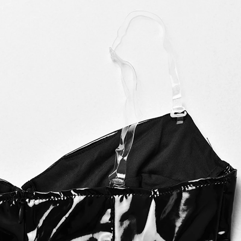 PU Leather Sexy Backless Playsuit 5 PU Leather Sexy Backless Playsuit 5