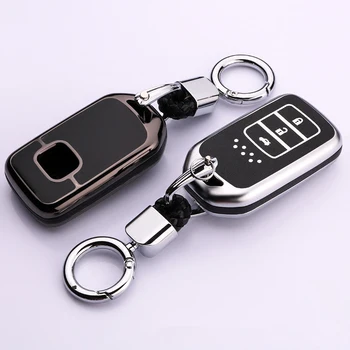 

Luminous Leather Car-Styling Key Cover Case For Honda Civic 2017 2018 Odyssey Accord Pilot City C-RV CRV FIT JAZZ XRV CRIDER HRV