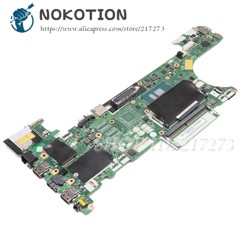 Promo  NOKOTION 01HW527 CT470 NM-A931 main board For lenovo Thinkpad T470 Laptop Motherboard SR2EY I5-6200