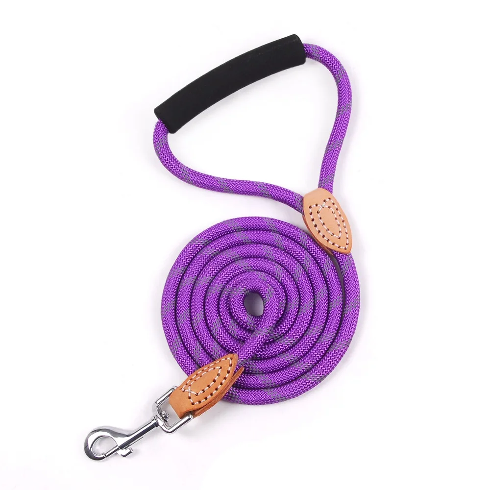 Dog Leash Rope For Medium Large Dogs Reflective Pet Lead Leash Dog-Collar Durable Dog Ropes Leashes Pet Training Walking YS0072 (17)