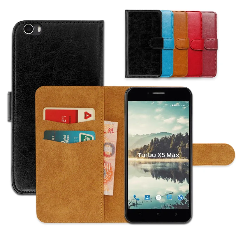 

Luxury PU Leather Exclusive Slip-resistant Flip wallet case for Turbo X5 Max Ultra-thin Phone Cover,book case
