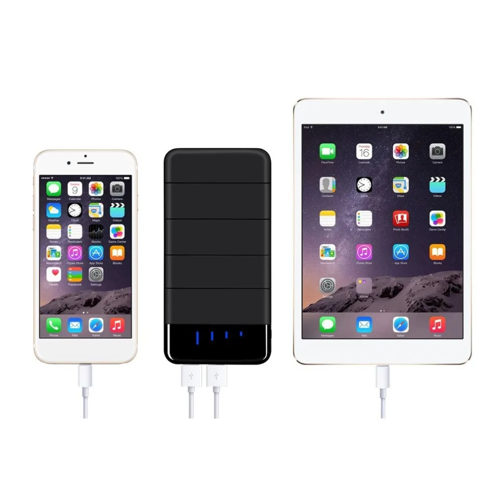 8000MAH Foldable Dual USB Solar Panel Power Bank Portable Outdoor Travel Battery Charger Supply for Phones 4.5W 8000MAH Foldable Dual USB Solar Panel Power Bank Portable Outdoor Travel Battery Charger Supply for Phones 4.5W