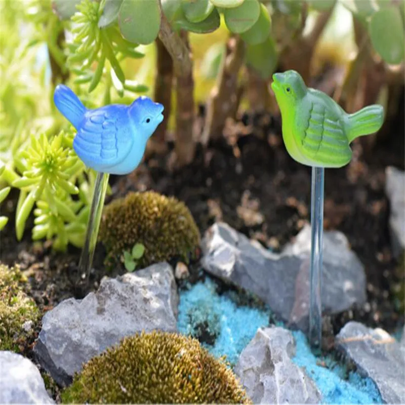 

4PCS Animal Colorful Bird Miniature Fairy Garden Home Houses Decoration Mini Craft Micro Landscaping Decor DIY Accessories