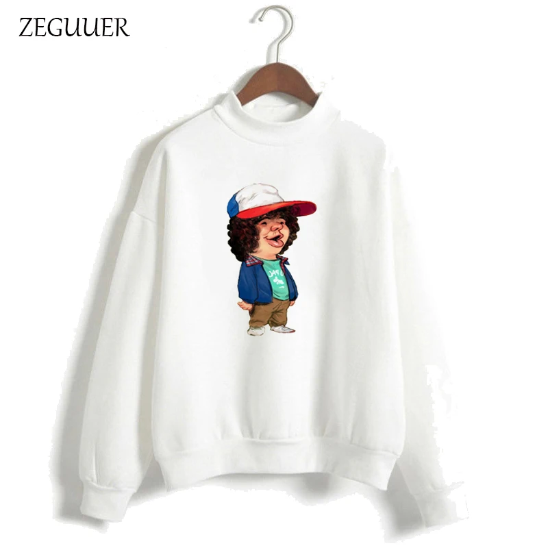 

ZEGUUER Stranger Things Toothless Stranger Anime Hoodies Women Harajuku Pink Cartoon Sweatshirt Streetwear Hipster Clothes
