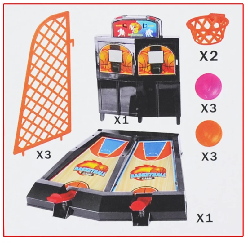 Мини Баскетбольный стол настольная игра аркадные обручи Slap Shot миниатюрная для