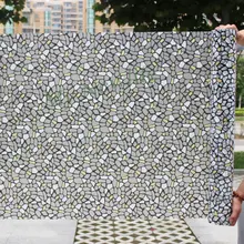 Пленка на окна из щебня, стекла, матовая, для конфиденциальности, для балкона, самоклеющаяся, для дома, фольга, декоративные пленки 45/90*500 см