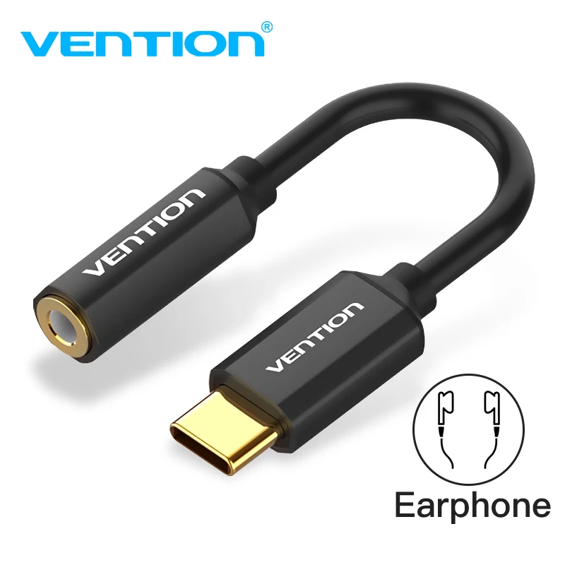 Vention Type C 3 5 адаптер для наушников USB штекер мм гнездо Xiaomi 6 Mi6 MIX 2 Huawei Mate10 P20 Pro AUX