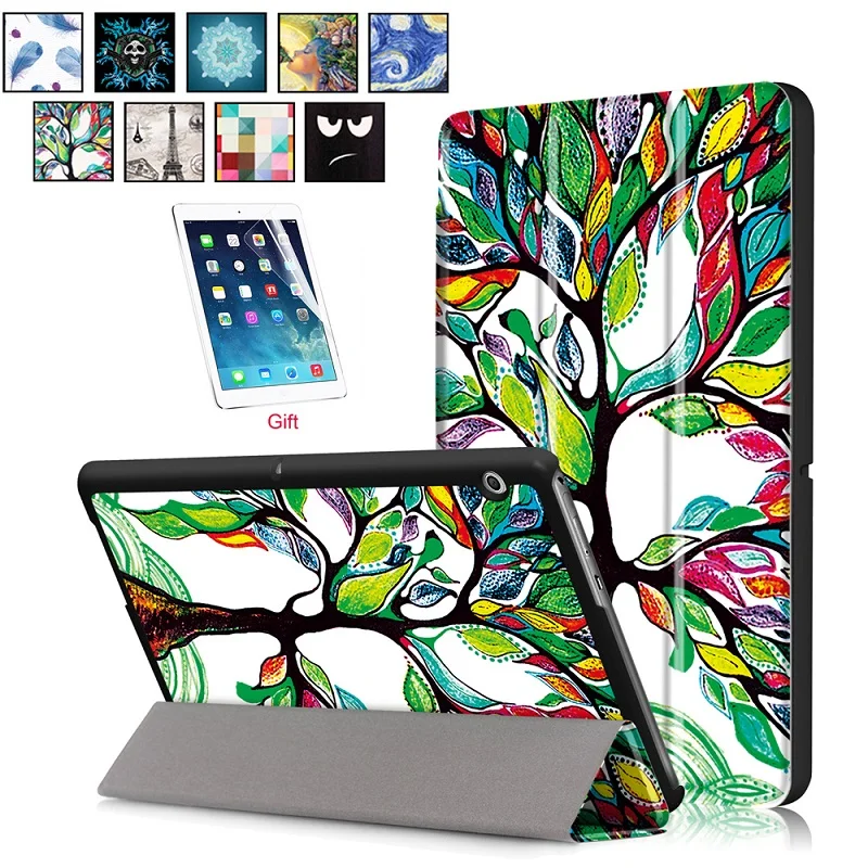 Чехол подставка из экокожи для Huawei Mediapad T3 10 9 6 дюйма|Бамперы| |