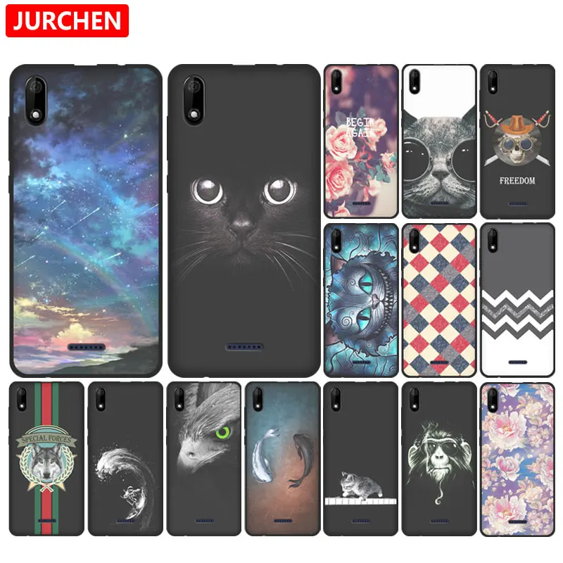 

JURCHEN Funda For Wiko Y60 Case TPU Cartoom Silicone Soft Cover For Wiko Y 60 2019 Phone Case For Wiko Y60 Coque 5.45inch