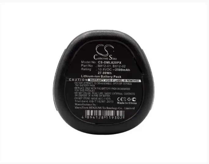 Аккумулятор Cameron Sino на 2500 мА · ч для DREMEL 8200 8220 8300 Стандартный аккумулятор