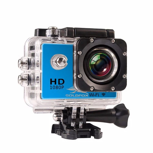 SJ4000 wifi Экшн-камера для дайвинга 30 м Водонепроницаемая 1080P Full HD Go подводная спортивная камера для шлема Спортивная DV 12MP камера для фотосъемки - Цвет: Синий