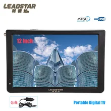 LEADSTAR 11,6 'светодиодный ATSC цифровой портативный ТВ MP4 MP3 плеер Поддержка AV/TF/USB/HDMI порт может быть в качестве автомобильного цифрового телевидения