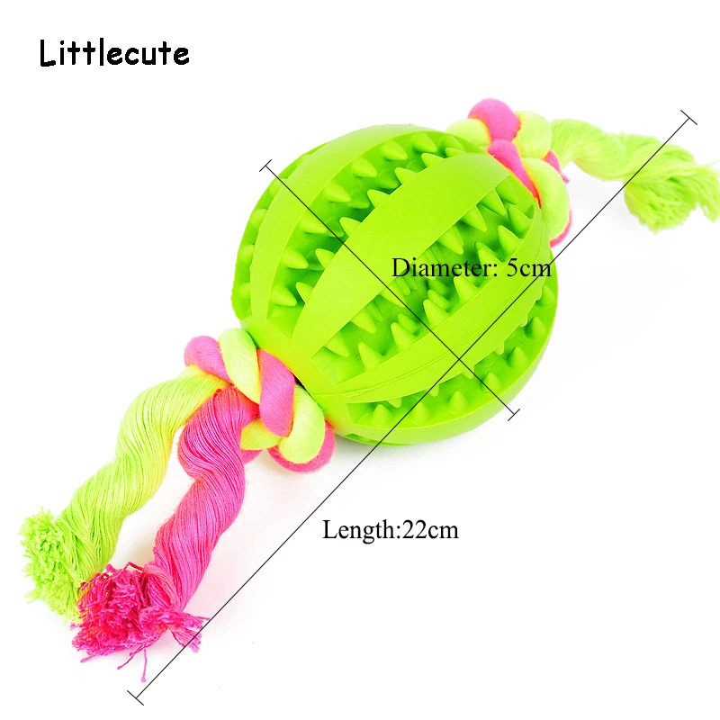 Собака Веревка Узел игрушки Забавный интерактивный эластичный шарик собака жевательная игрушка для собаки зуб чистый шар еды Экстра-жесткий резиновый мяч