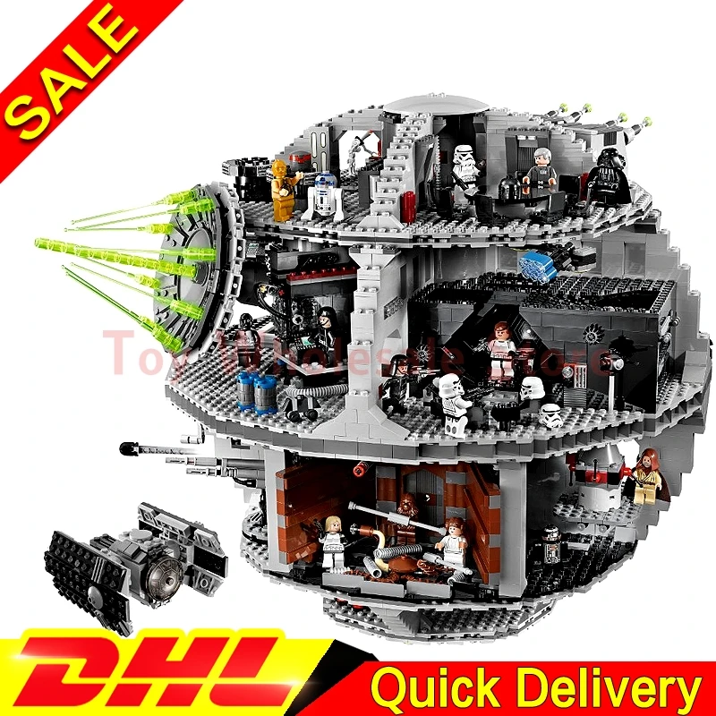 

New DHL LEPIN 05035 Star battle Death Star 3804pcs Building Block Bricks Educational Toys Kits Compatible with 10188