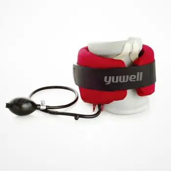 

Yuwell Neck Care Traction Device Cervical Vertebra Adjustable Inflatable Neck Guard Corrective for Neck Ache