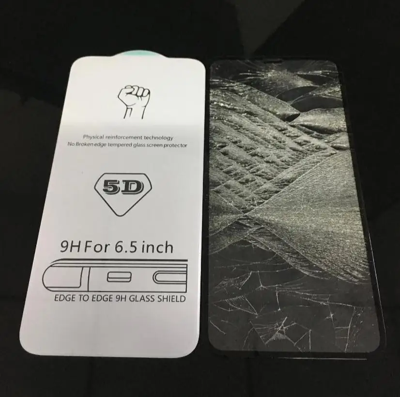 200 шт. 5D холодная резьба полное покрытие закаленное стекло Защита для iPhone 12pro max 8 7 6