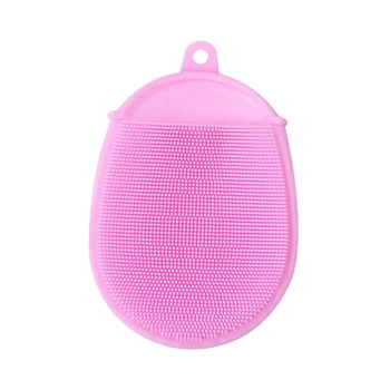 

Baby Bath Brushes Wash Pad Face Facial Clean Silicone shampoo Brush Shower Bath Facial Cleanser 2