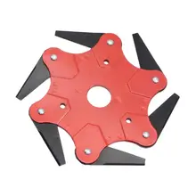 Обновление 6T лезвие марганца стальная бритва косилка газонокосилка триммер головка резак лезвие для сада Газонокосилка аксессуары электроинструменты