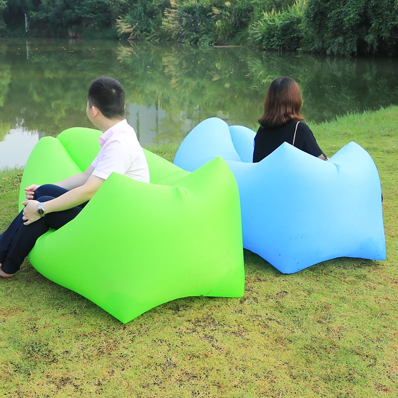 

2019 Newest Design Camping Mat lazy bag Inflatable Sofa Lazy sofa Beach Bed Air sofa Lounger Bag Picnic Mat Pad Air Mattress