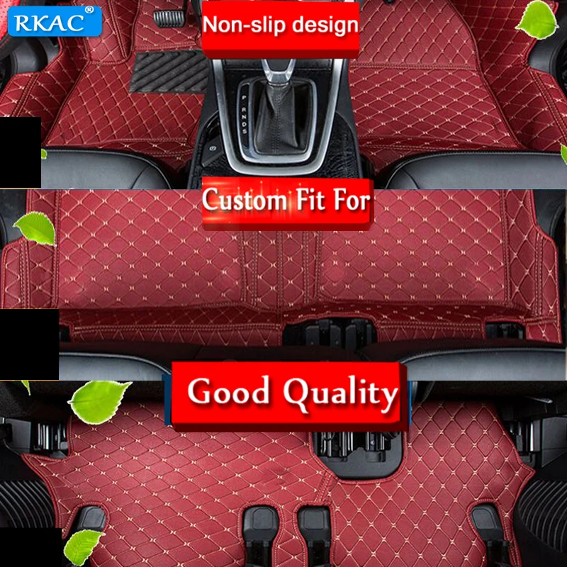 RKAC пользовательские автомобильные коврики для Skoda Kodiaq 7 мест водонепроницаемые ковры для Kodiaq- автомобильный Стайлинг авто коврик