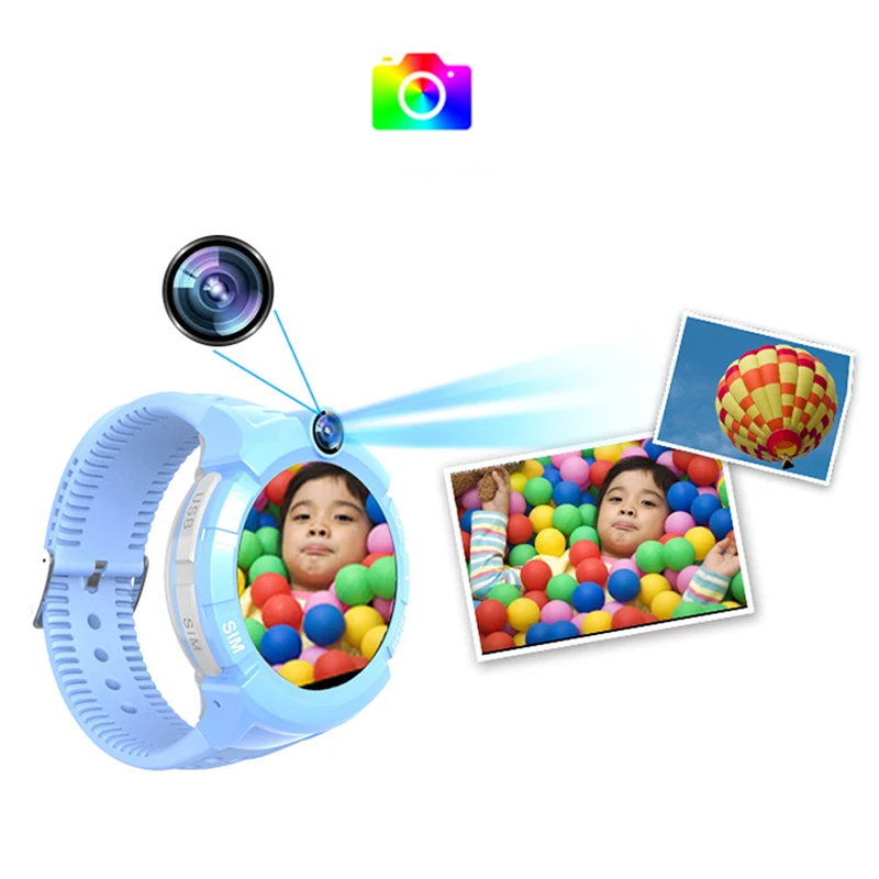 Vm50 Q360 Smart Baby GPS Watch with Camera Child smartwatch SOS Anti-Lost Monitor Tracker Watches Phone for kids PK Q528 Q750