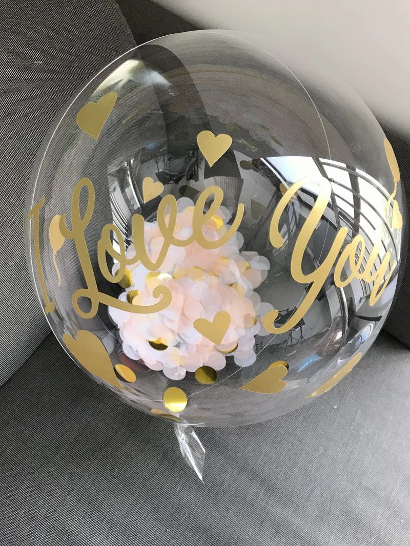 DIY Свадебные украшения для дня рождения воздушные шары Bobo воздушные шары перо конфетти прозрачные ПВХ Ксеноновые воздушные шары для украшения вечеринок