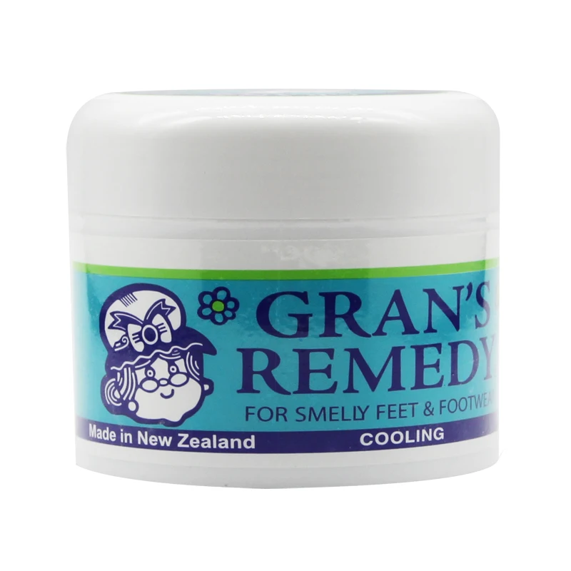 NewZealand Gran's Remedy Cooling Foot Care ควบคุมกลิ่นแป้ง Smelly Feet รองเท้า Treatment รองเท้า