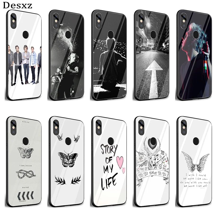 Desxz Niall Horan Glass Case for xiaomi mi 8 Lite A1 A2 9 Redmi note 5 6 7 Pro 6A 4X Pocophone F1 | Мобильные телефоны и