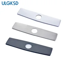 10 дюймов отверстие крышки пластины черный матовый никель хром кухонный кран аксессуары