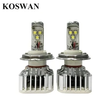 LED Headlight Bulb H4 – Hi/Lo H4 (9003) – Easy Installed, 30W 3600Lm 6000K White LED Head Lamp Bulb H4 – 1 Year Warranty