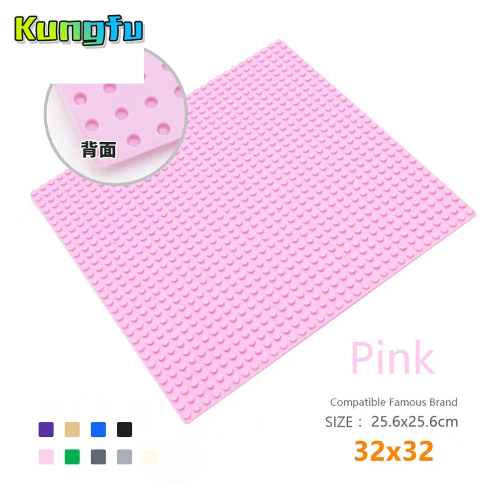 LegoING Base Plate Building Blocks bricks Figures 32*32 16*16 dots 6 Colors Education Toy Compatible With Legoes Small particles LegoING Base Plate Building Blocks bricks Figures 32*32 16*16 dots 6 Colors Education Toy Compatible With Legoes Small particles