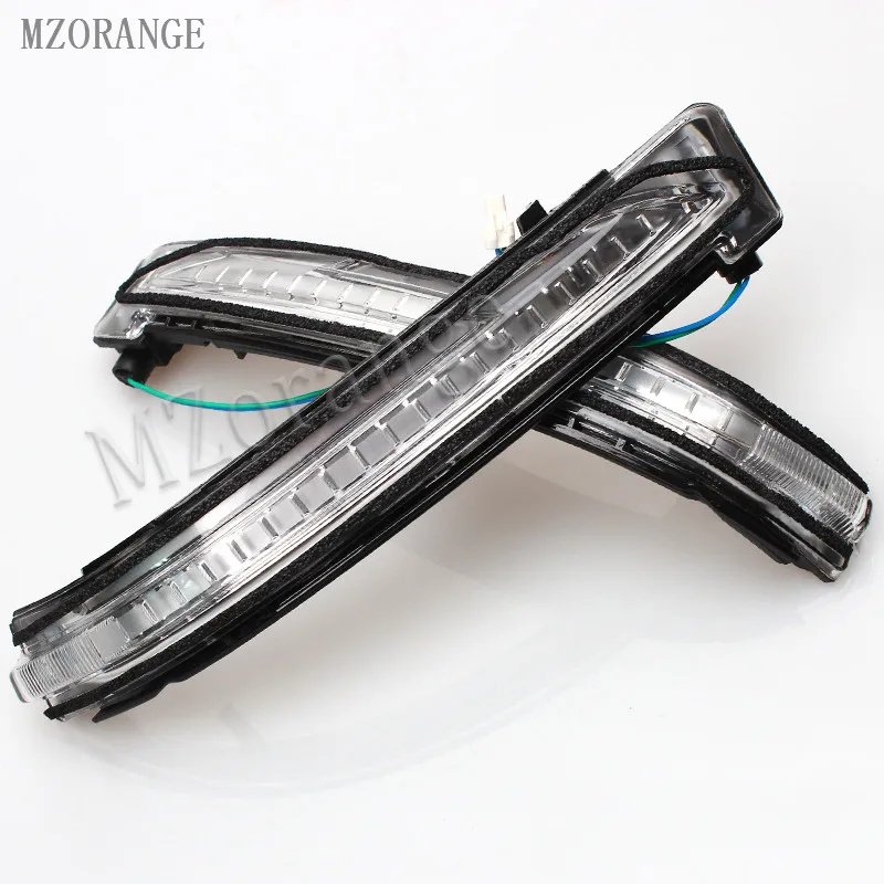 MZORANGE зеркало заднего вида Поворотная сигнальная лампа для Nissan для X-Trail для Qashqai светодиодный светильник-ретранслятор