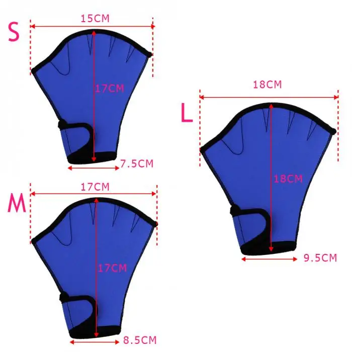 1 пара купальных перчаток для водных видов спорта и фитнеса, водонепроницаемые перчатки без пальцев для тренировок