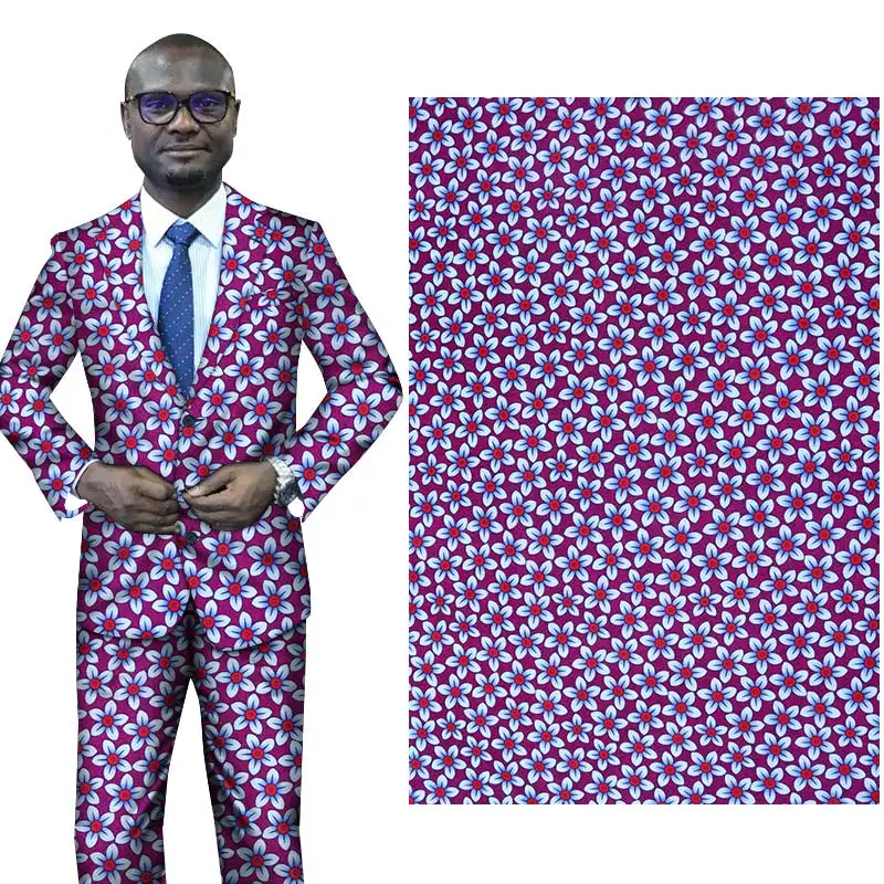 Me-dusa новая Цветочная африканская восковая штамповка ткань полиэстер Hollandais воск платье своими руками костюм Ткань 6 ярдов/шт