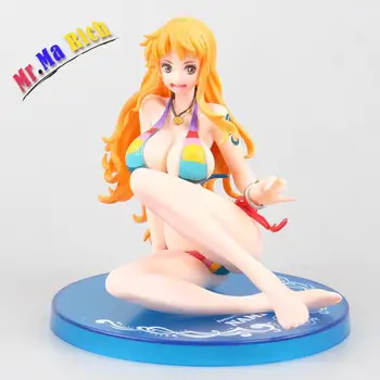 

13cm One Piece Nami Bikini Anime Collectible Action Figures PVC Collection toys for christmas gift