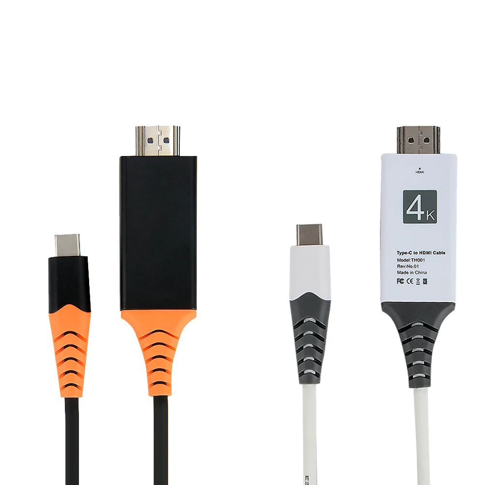 USB C HDMI кабель USB 3,1 Тип C для К 4 к * К 2 к 30 Гц HDMI адаптер кабель для проектора мониторы и HDTV