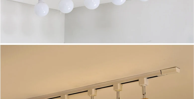 E27 лампы современный скандинавский Трековый светильник регулируемый Трековый светильник s креативный деревянный ресторанный магазин одежды светильник