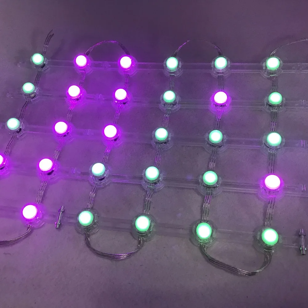 55 мм pitch DC5V WS2811 IC диаметр 20 светодиодная матрица пикселей Класс IP68 Размер: 24 * 12 (126