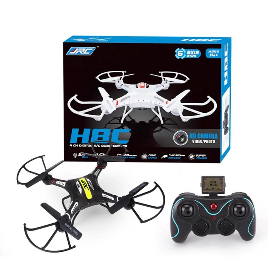 

JJRC H8 Mini drone Headless Mode RC helicopter 2.4G 4CH 6-Axis quadcopter Gyro Drone RTF w/HD 2.0MP Camera 6.26