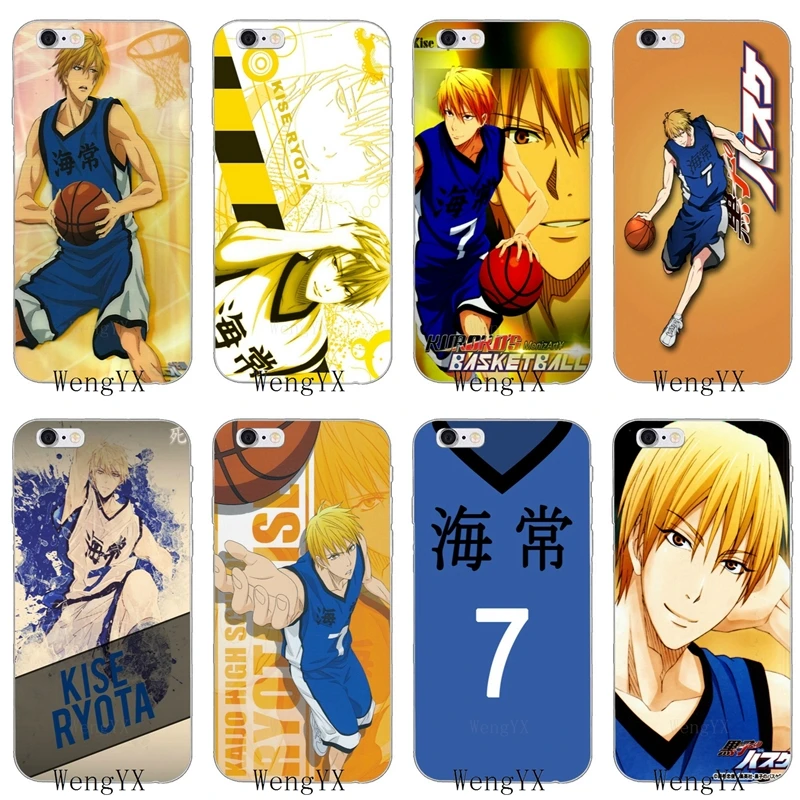 

japan anime kuroko no basket Kise Slim silicone Soft phone case For iPhone X 8 8plus 7 7plus 6 6s plus 5 5s 5c SE 4 4s