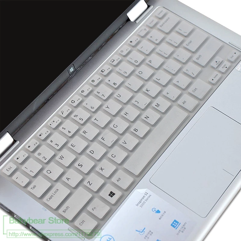 Защитный силиконовый чехол для клавиатуры ноутбука Dell Inspiron 11 3000 Series 3147 3148 3152 3153 3157