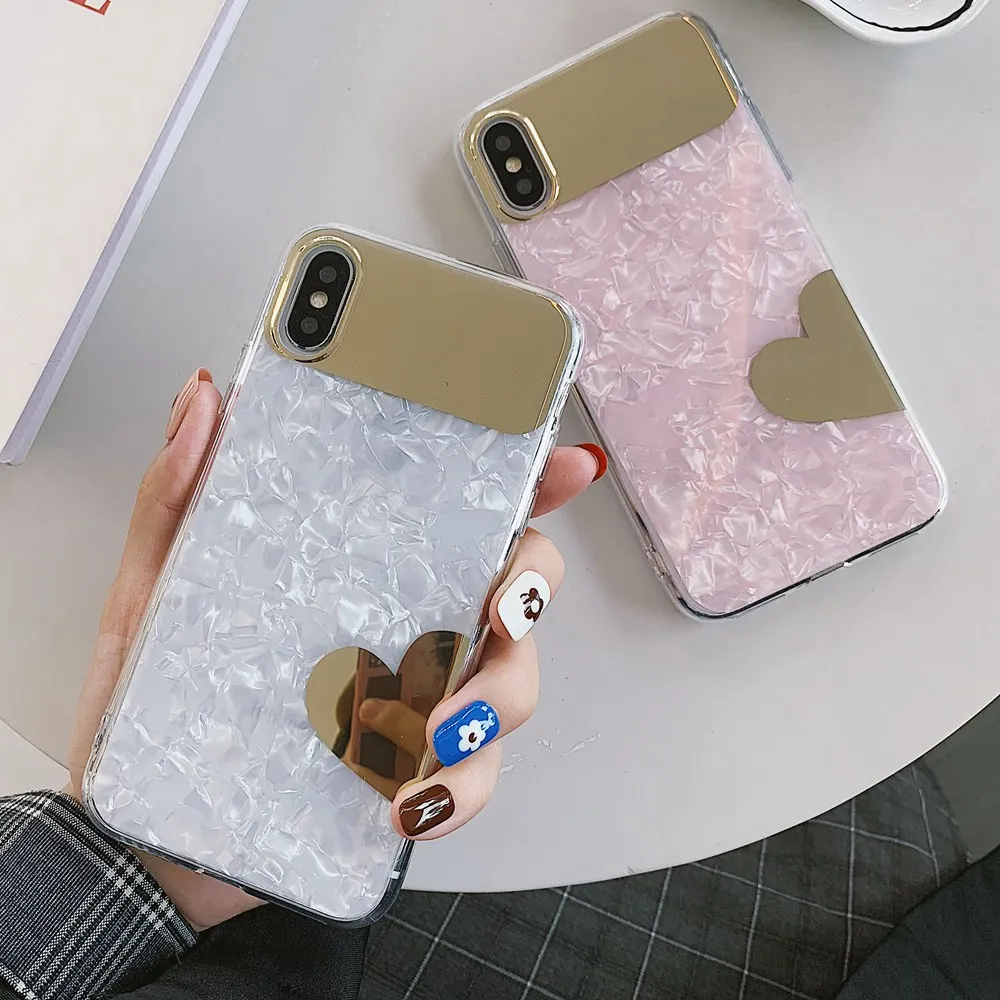 KISSCASE макияж зеркало телефон чехол для iPhone X XR 7 8 XS MAX блестящее стекло 6 6S Plus Жесткий