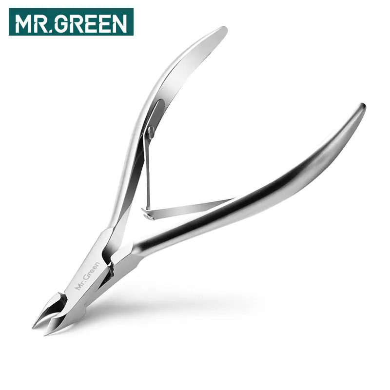 MR. GREEN клипер для ногтей щипчики для кутикулы кусачки из нержавеющей стали педикюрные маникюрные ножницы инструмент для ногтей для отделки омертвевшей кожи кутикулы - изображение