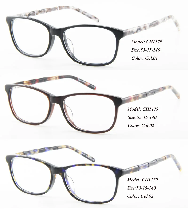 Eye wonder Wholesale Men's Square Acetate Eyewear Women Glasses Optical