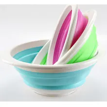 Складываемый складной рыболовный приманки, приманки, держатель для миски 23 см, пластиковые складные приманки, аксессуары для чаши, чехол для хранения 23 см