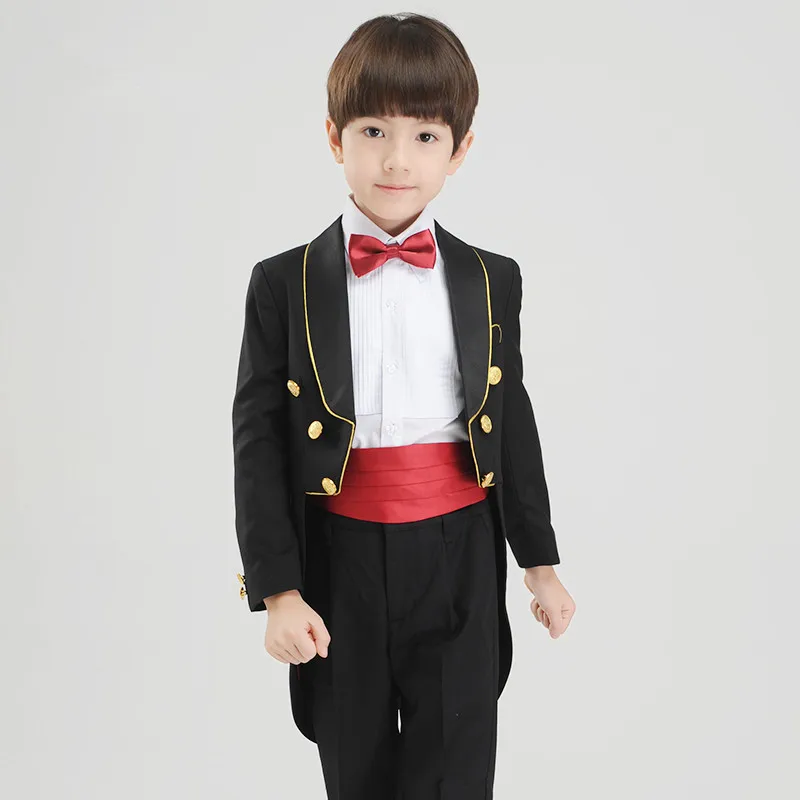 2018 New Fashion Baby Boys Kids Children Tuxedos Suits Boy Suit 2018 New Fashion Baby Boys Kids Children Tuxedos Suits Boy Suit For Weddings Formal Black White Piano Performances Tuxedo Dress In Clothing Sets From Mother