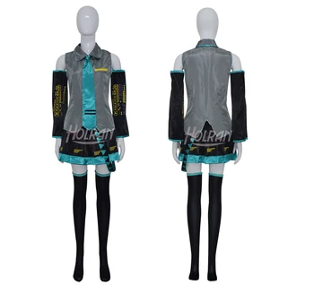 

New Vocaloid Hatsune lolita Miku dress japanese anime girls uniform skirt